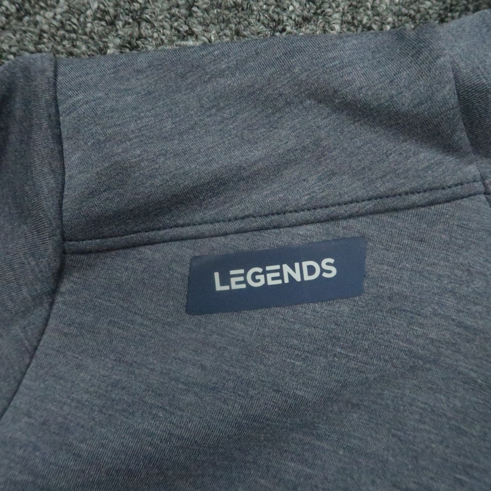 Dallas Mavericks Hoodie Mens Large Blue Legends Hawthorne‎ Tech Pullover 1/4 Zip - Picture 4 of 10